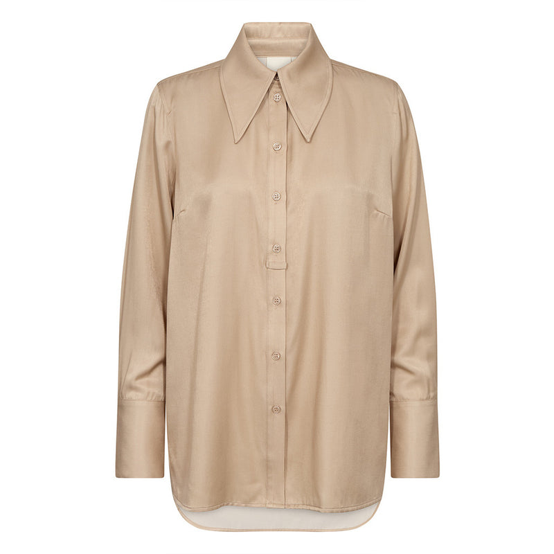 DEPECHE, Stilfuld og komfortabel skjorte, til kvinder