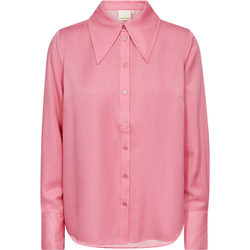 DEPECHE, Stilfuld og komfortabel skjorte, til kvinder