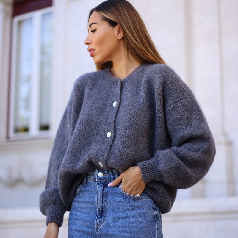 DEPECHE, lækker cardigan, findes i flere farver, til kvinder