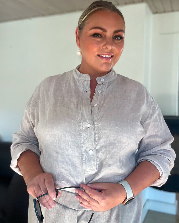 Cabana Living, Flot bluse med kinakrave til kvinder