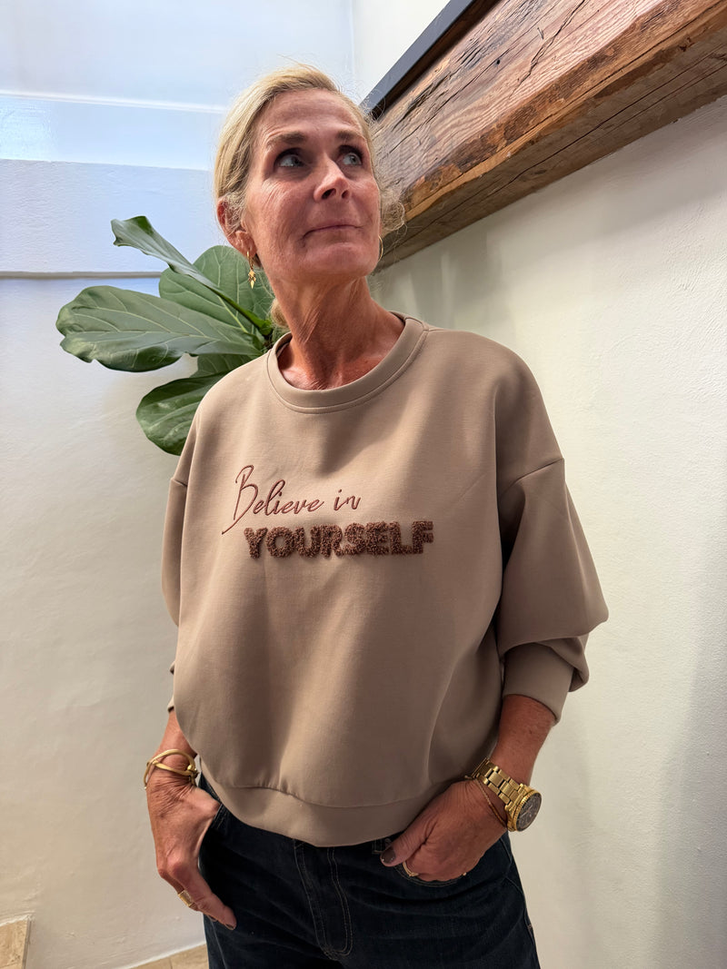 Cabana Living, Belive In Yourself Sweatshirt, til kvinder, findes i flere farver
