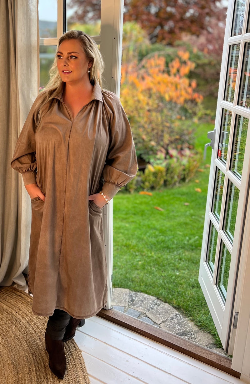 Cabana Living, flot lang kjole findes i flere farver, til kvinder