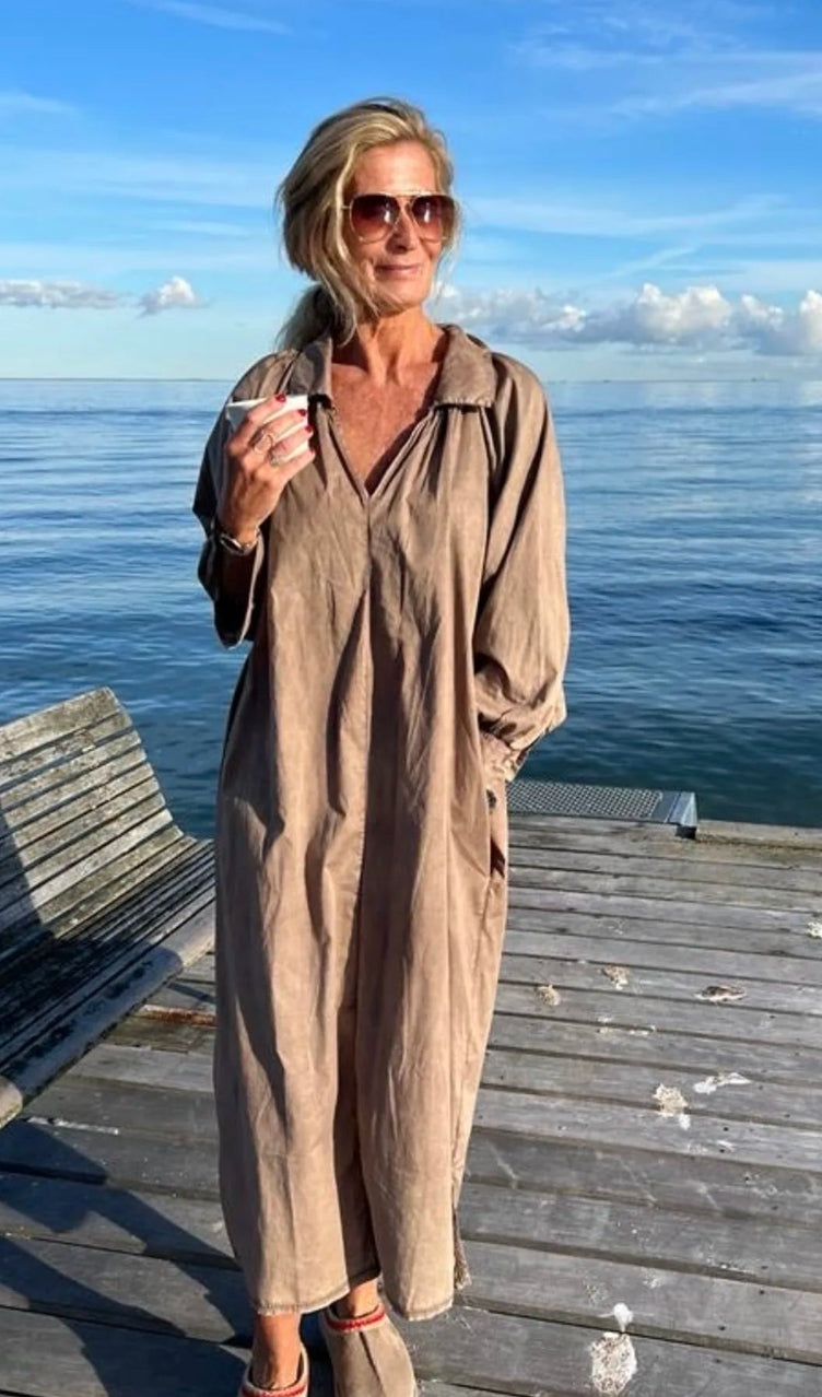 Cabana Living, flot lang kjole findes i flere farver, til kvinder