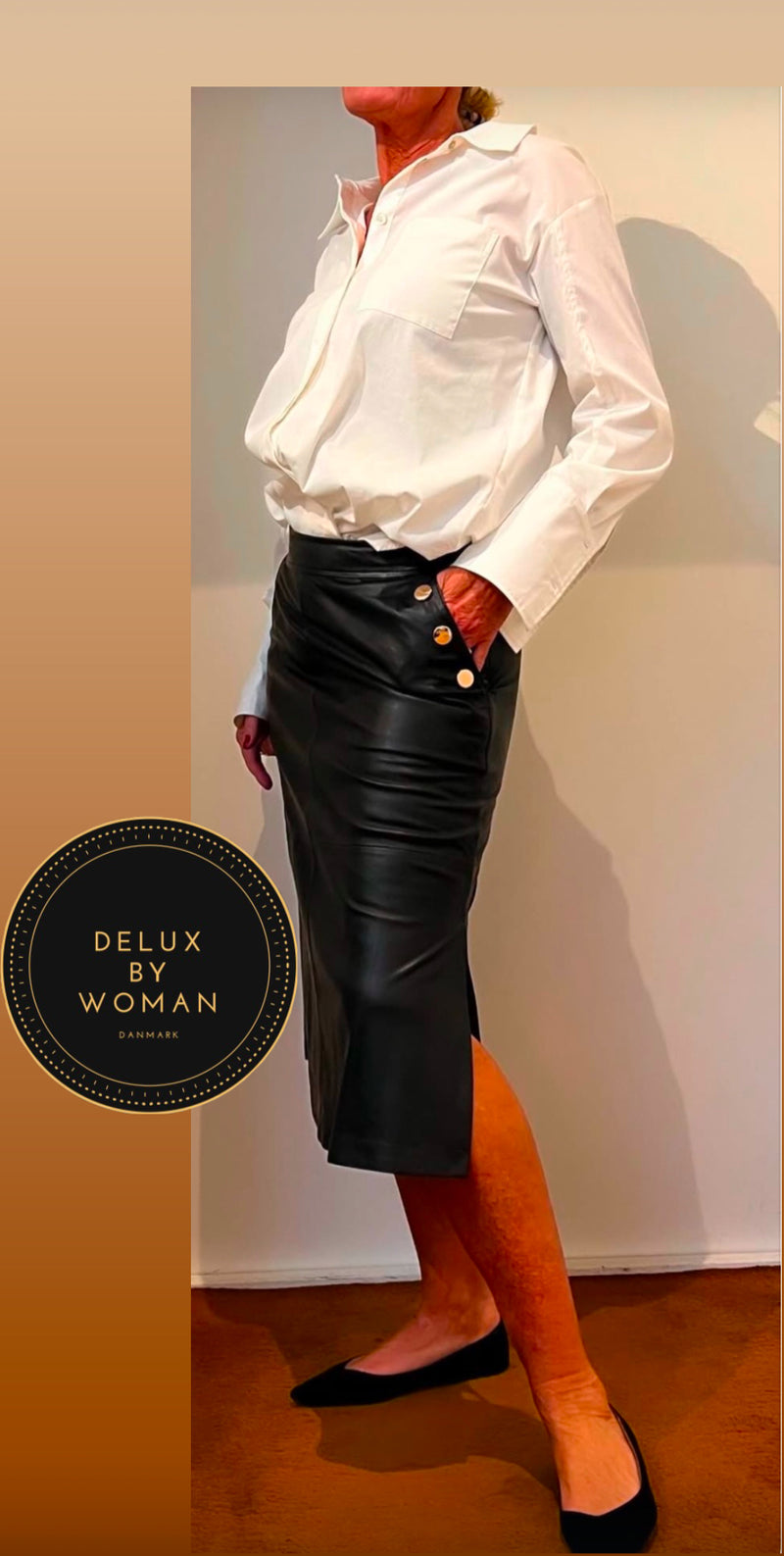 DEPECHE, flot klassisk Premium nederdel, til kivnder