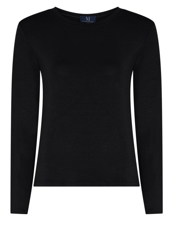 DNY cph, basis bluse i blød vikose med 5% elasthan, til kvinder