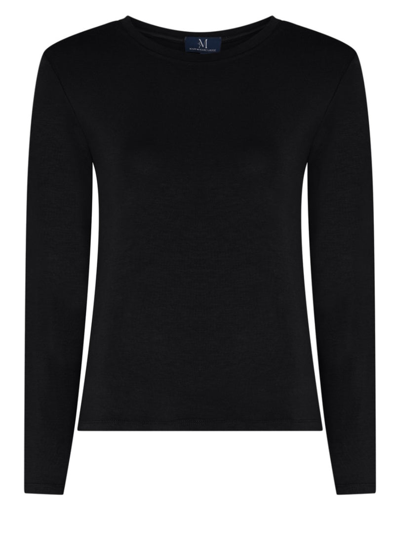 DNY cph, basis bluse i blød vikose med 5% elasthan, til kvinder