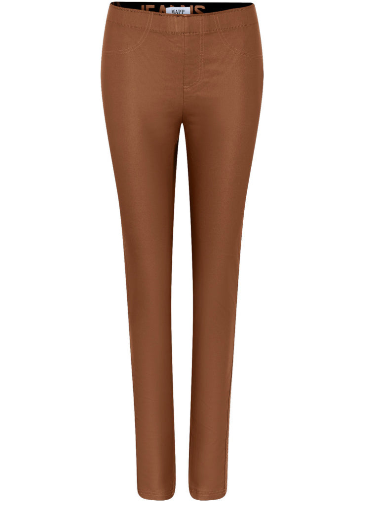 Mapp, Aleia Leggings i flot Soft CAMEL farve, kvinder-dame