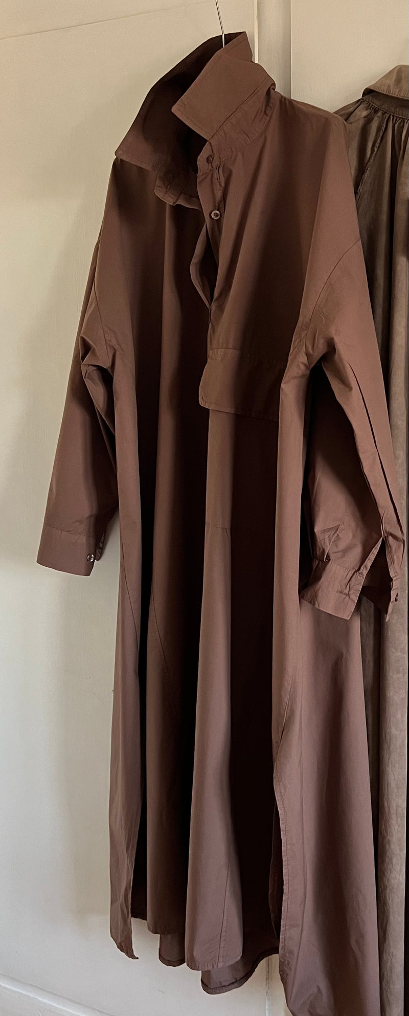 Cabana Living, flot Oversize skjorte kjole i 100% bomuld, til kvinder, findes i flere farver