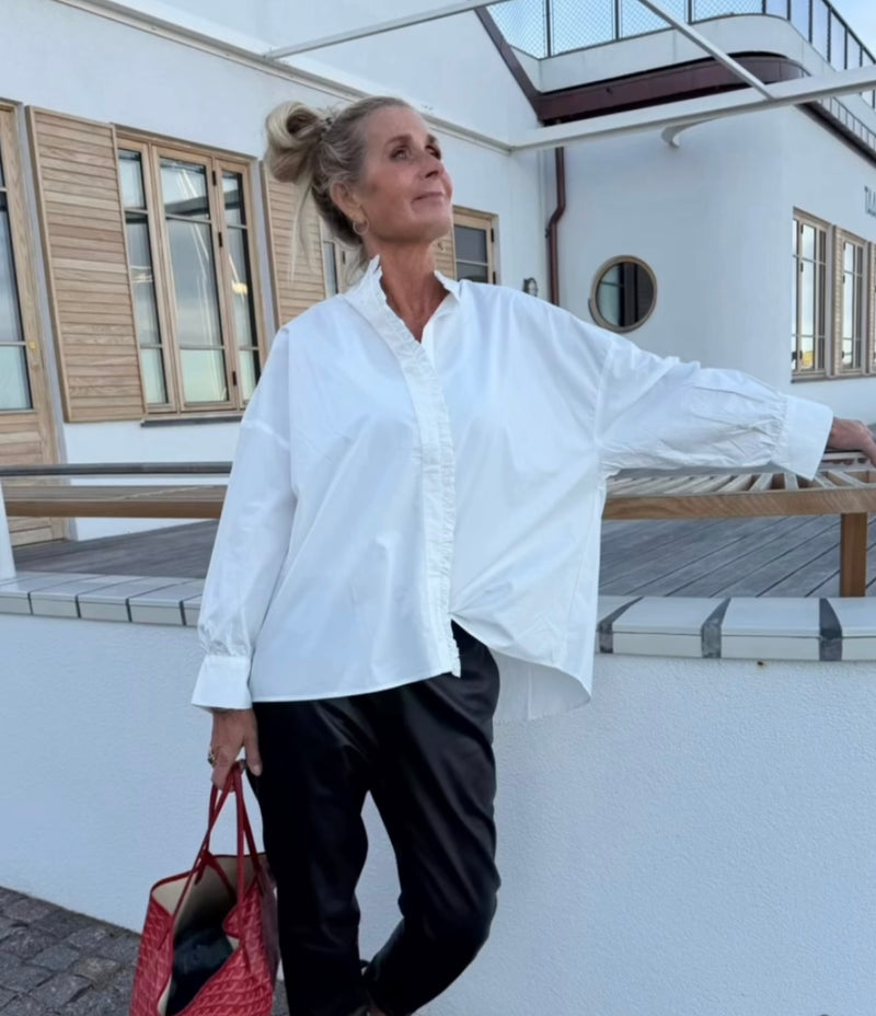 Cabana Living, flot feminin skjorte, findes i flere farver, til kvinder