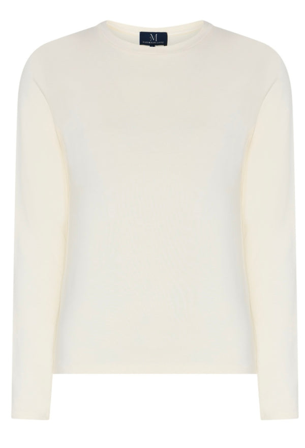 DNY cph, basis bluse i blød vikose med 5% elasthan, til kvinder