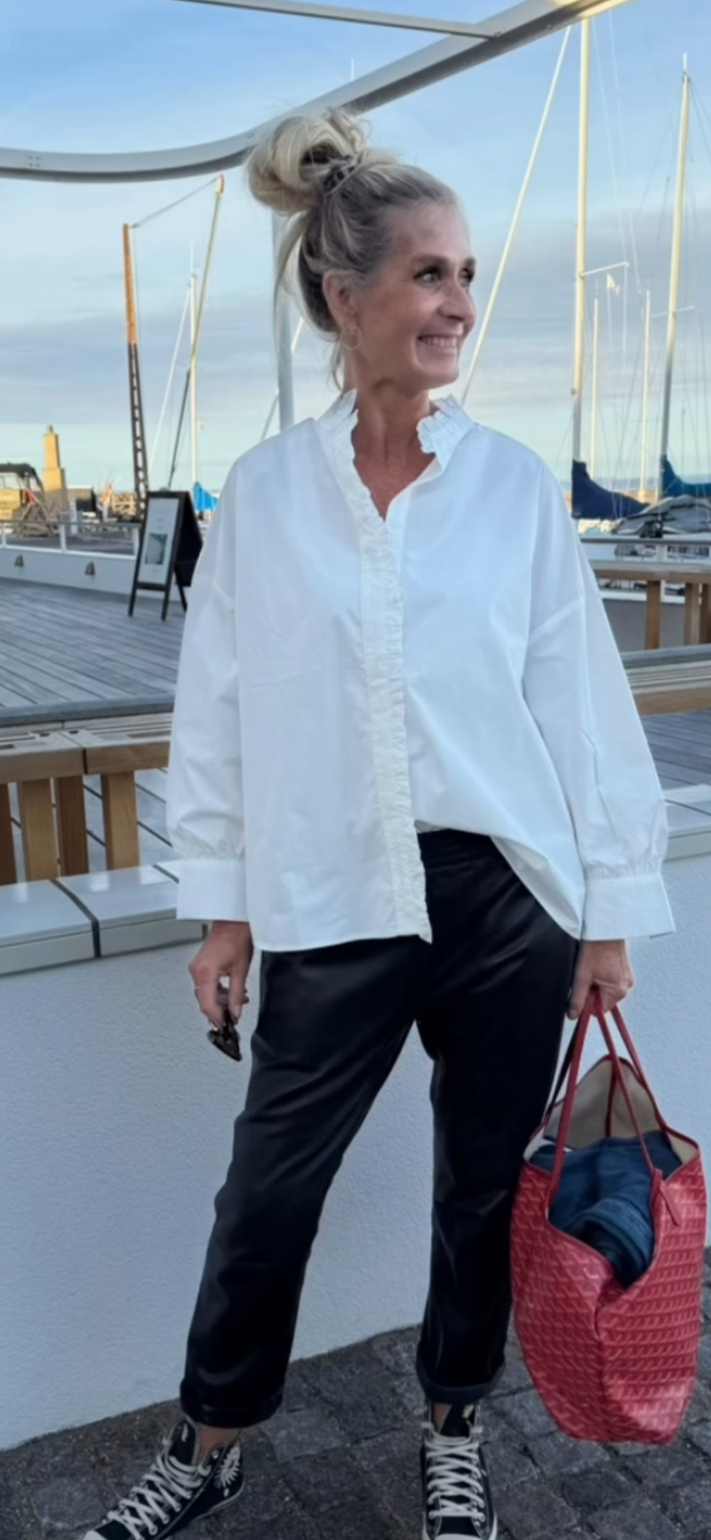 Cabana Living, flot feminin skjorte, findes i flere farver, til kvinder