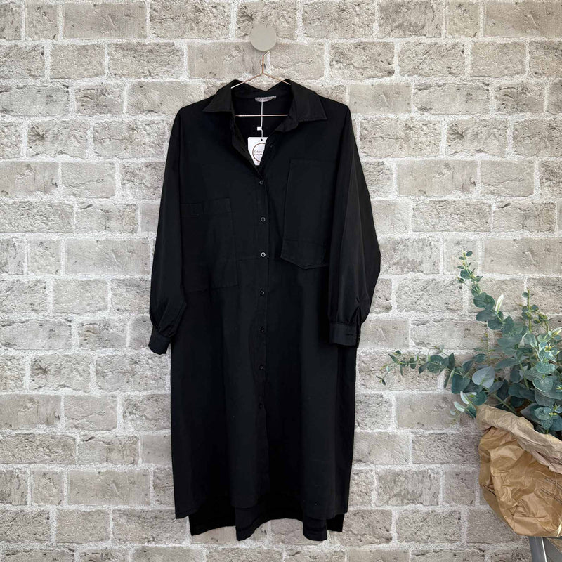 Cabana Living, flot oversize skjorte i en lækker Poplin kvalitet, til kvinder