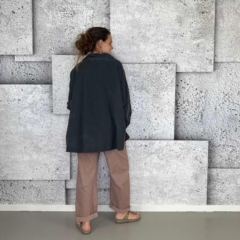 Cabana Living, flot skjorte i baby fløjl, findes i flere farver, til kvinder