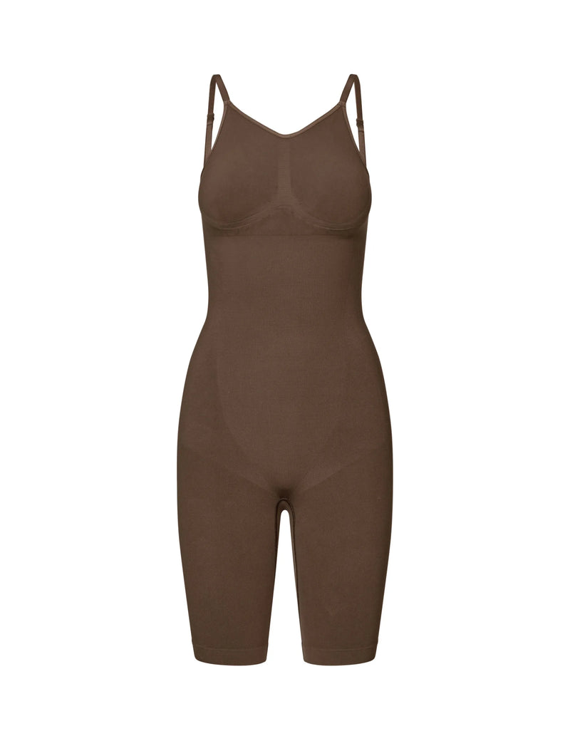 LYKKELAND ateliér, Contour Shapewear Bodysuit - Tan, sort, brun, til kvinder