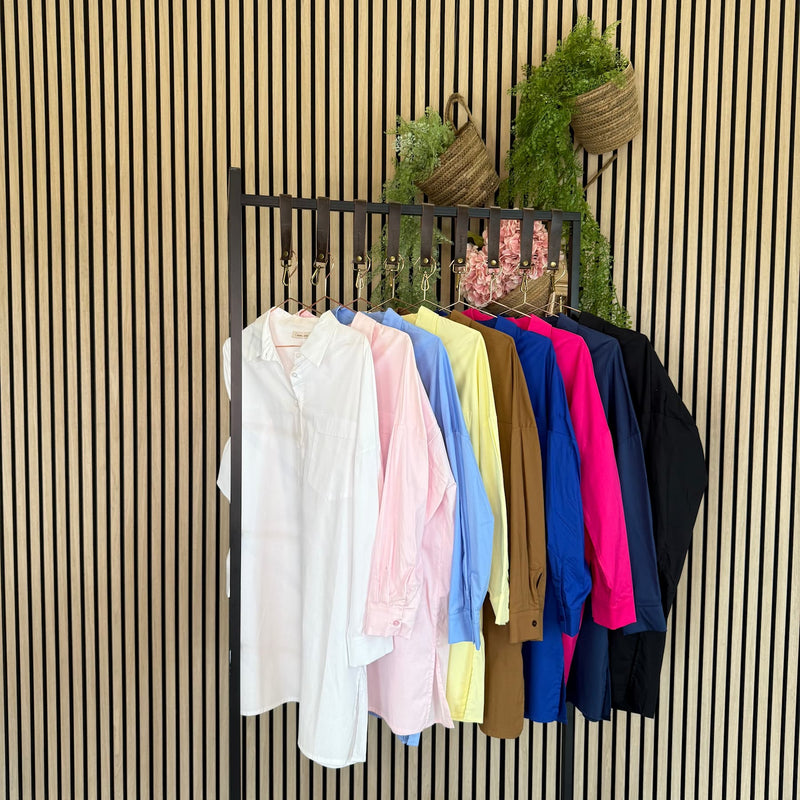 Cabana Living, MUST HAVE skjorten med lækker stretch i, den findes i flere farver, til kvinder