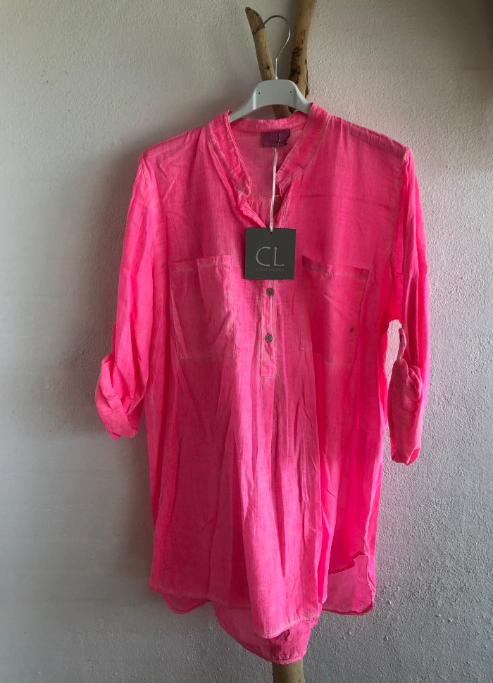 Cabana Living, Let skjorte bluse, findes i flere, farver til kvinder