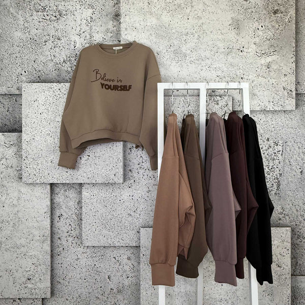 Cabana Living, Belive In Yourself Sweatshirt, til kvinder, findes i flere farver