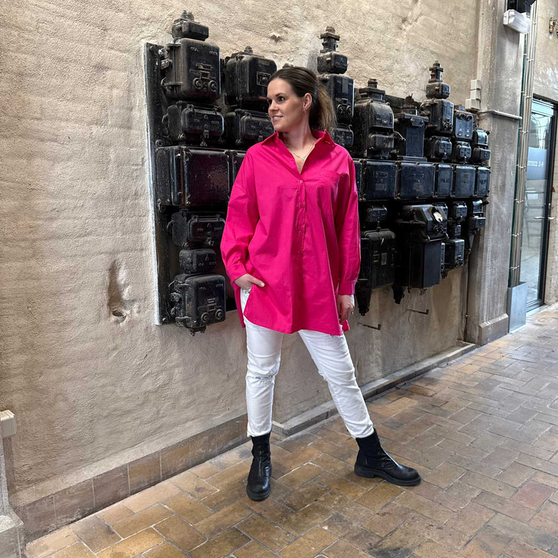 Cabana Living, MUST HAVE skjorten med lækker stretch i, den findes i flere farver, til kvinder