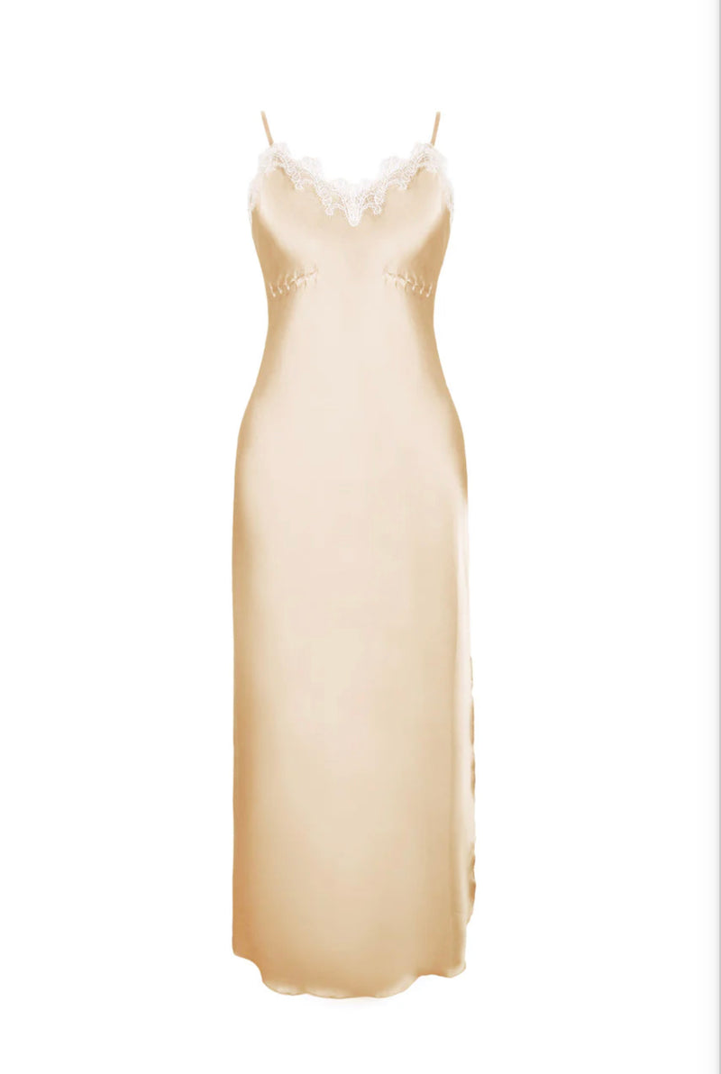Sasha La Mer, Elisabeth Silk Slip Dress, i ren silke, findes i mange farver, til kvinder
