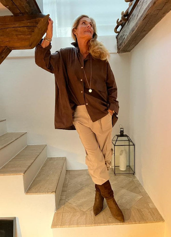 Cabana Living, Tokyo, Over Size Skjorte, findes i flere farver, til kvinder