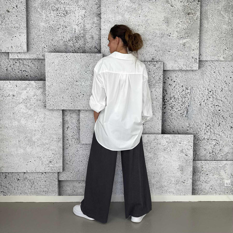 Cabana Living, flot blød oversize skjortebluse, findes i flere farver, til kvinder