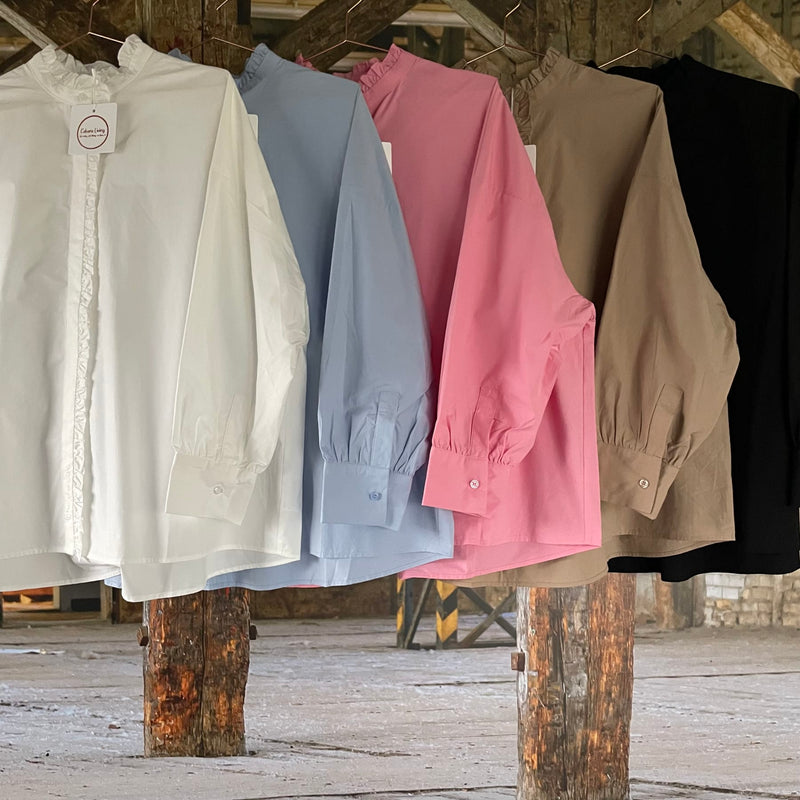 Cabana Living, flot feminin skjorte, findes i flere farver, til kvinder