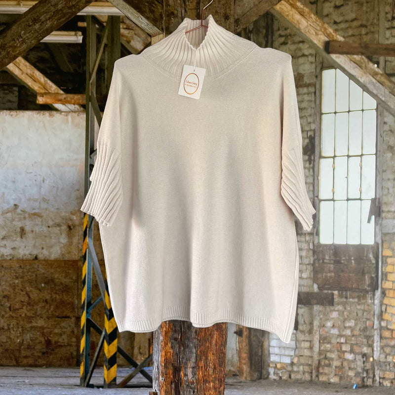 Cabana Living, oversize bluse i blød strik, findes i flere farver, til kvinder