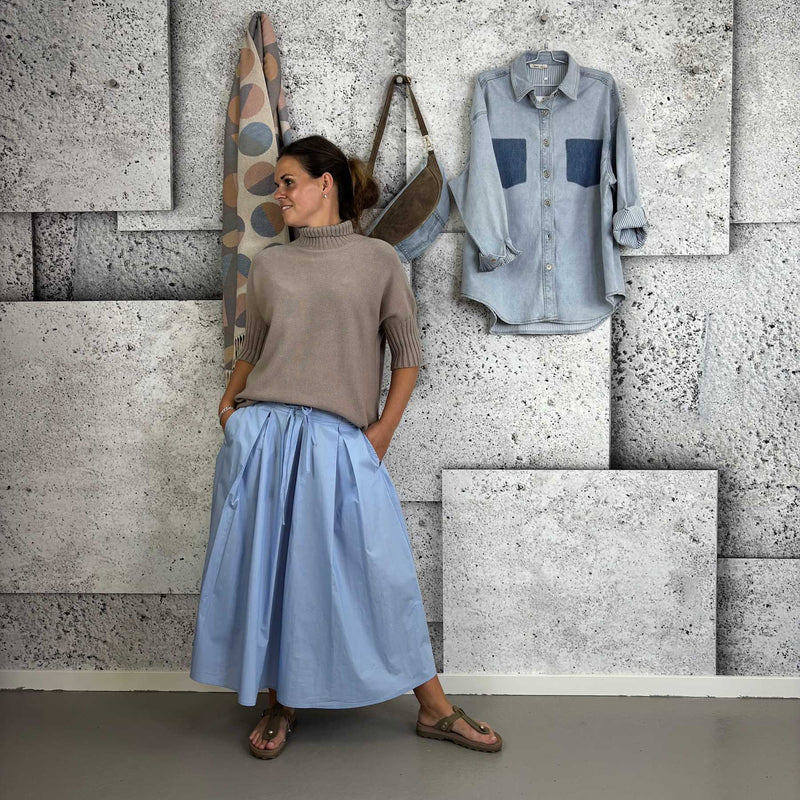 Cabana Living, oversize bluse i blød strik, findes i flere farver, til kvinder