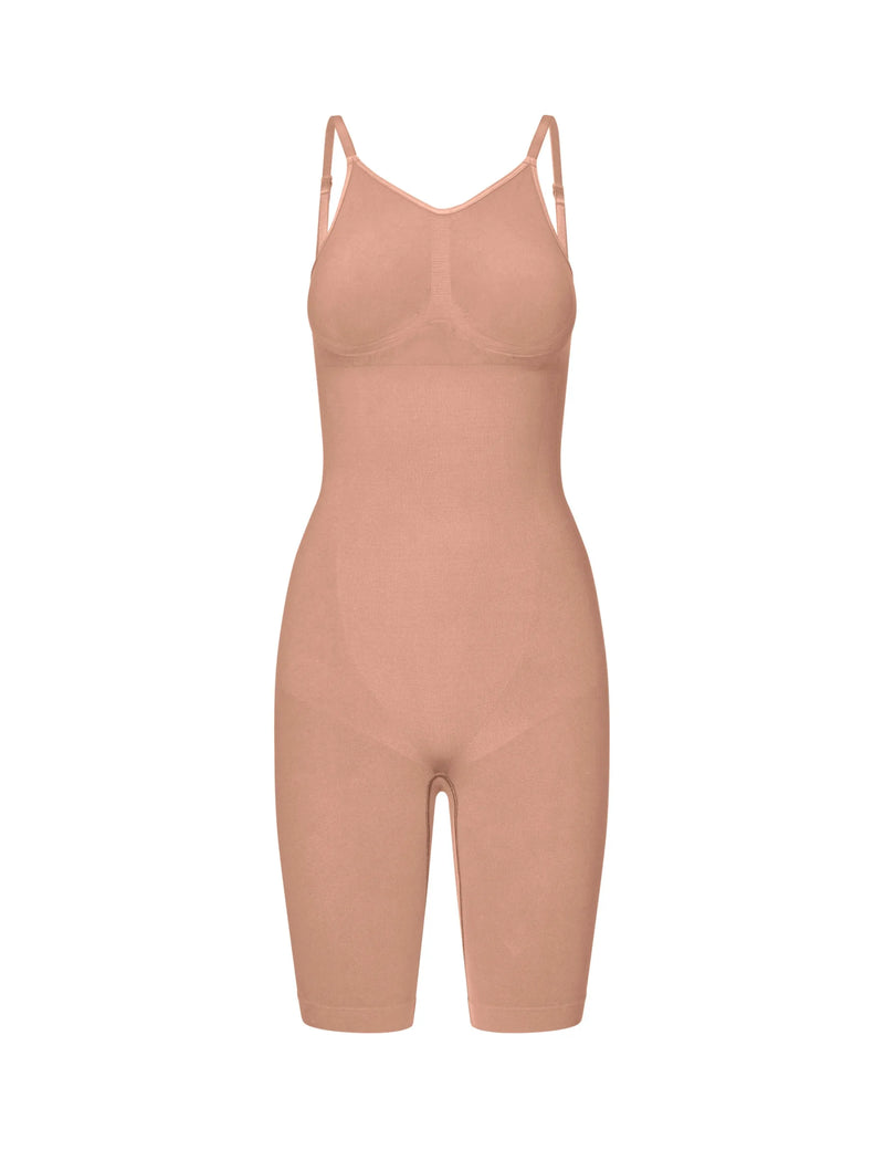 LYKKELAND ateliér, Contour Shapewear Bodysuit - Tan, sort, brun, til kvinder