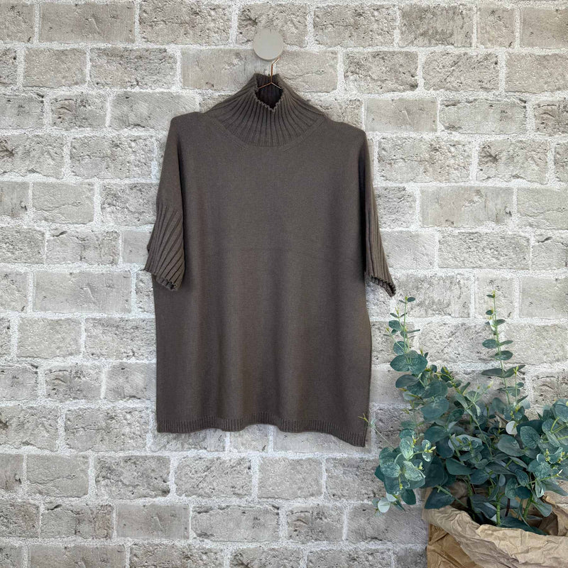 Cabana Living, oversize bluse i blød strik, findes i flere farver, til kvinder