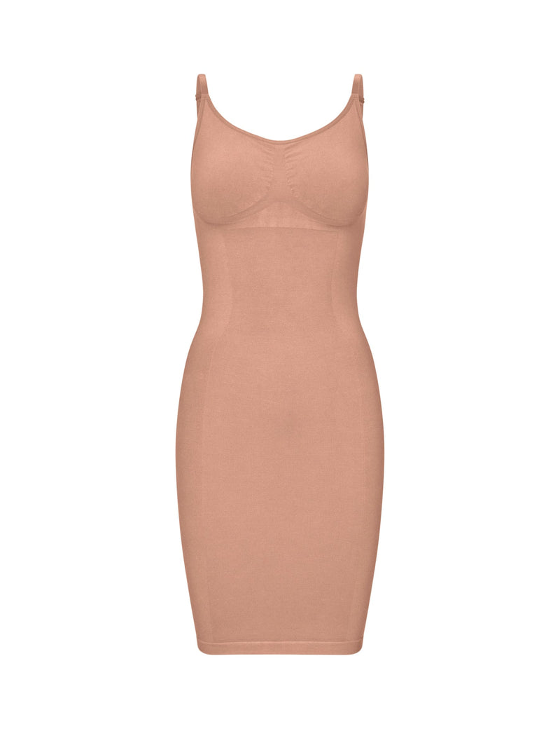 Lykkeland Ateliér, Shapewear, Second Skin Slip Dress - Tan