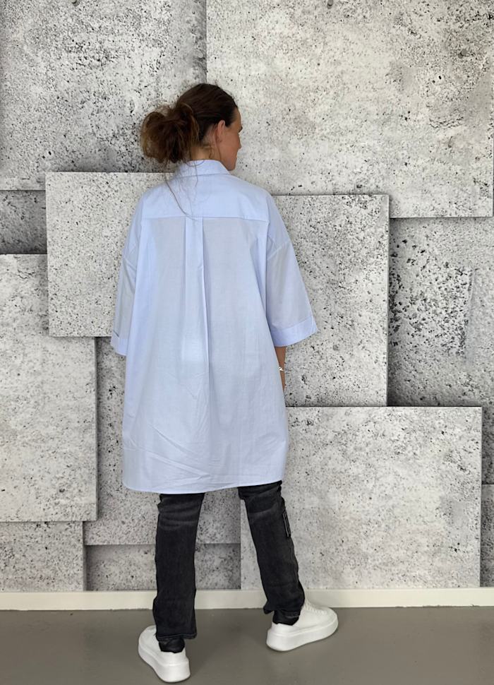 Cabana Living, 100% bomuld skjorte med 3/4 ærme, findes i flere farver