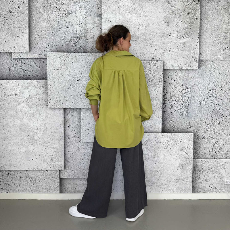 Cabana Living, flot blød oversize skjortebluse, findes i flere farver, til kvinder