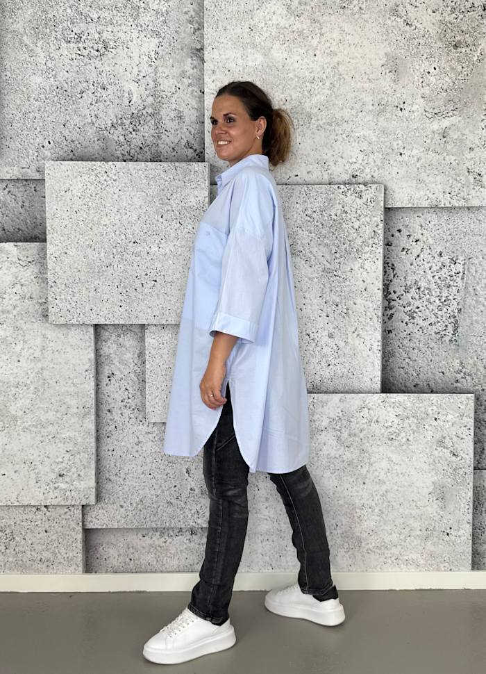 Cabana Living, 100% bomuld skjorte med 3/4 ærme, findes i flere farver