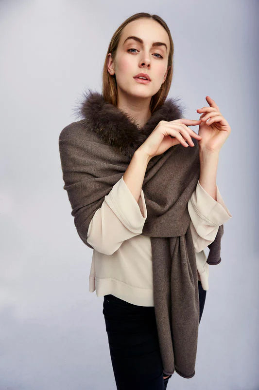 NATURES Collection, Silvia er et eksklusivt halstørklæde - SJAL i et, findes i flere farver, til kvinder