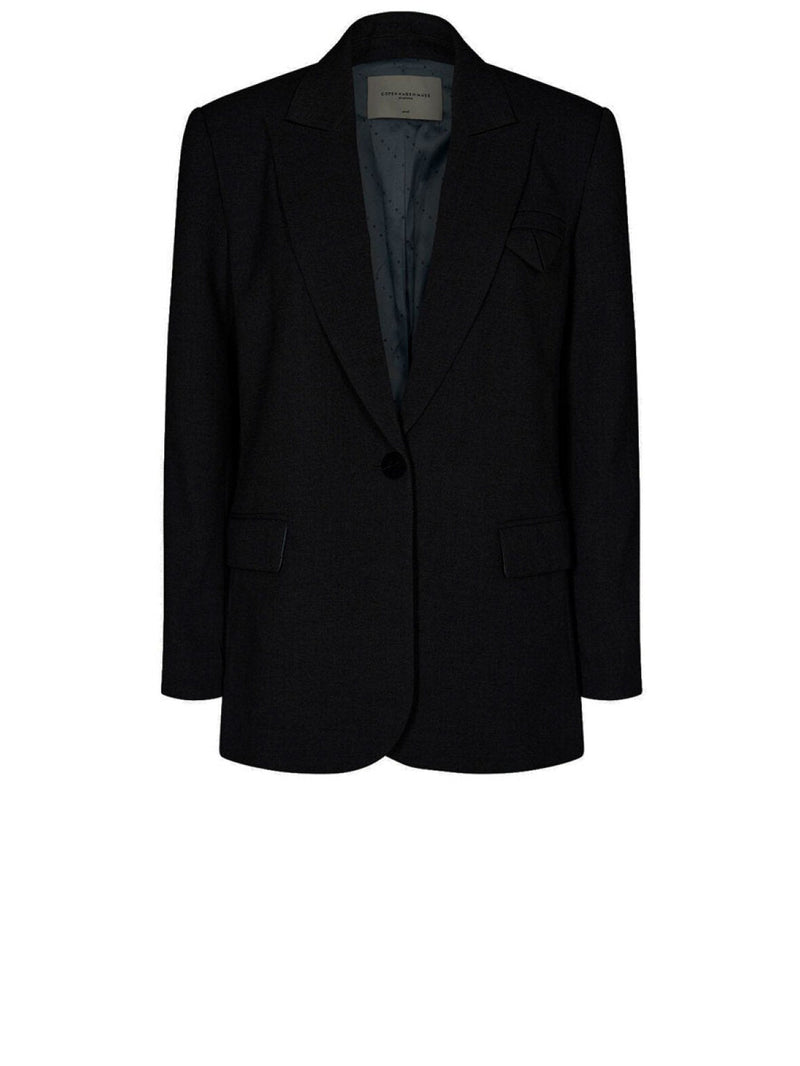 Copenhagen Muse – Blazer Tailor, Flot Blazer - farve - BLACK Solid - findes i flere farver