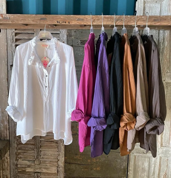 Cabana Living, Banditas, Virginia skjorten, findes i flere farver, til kvinder