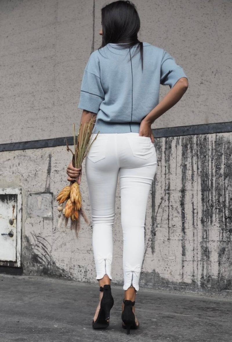 MAPP Jeans, Bow, flotte Hvide jeans, til kvinder