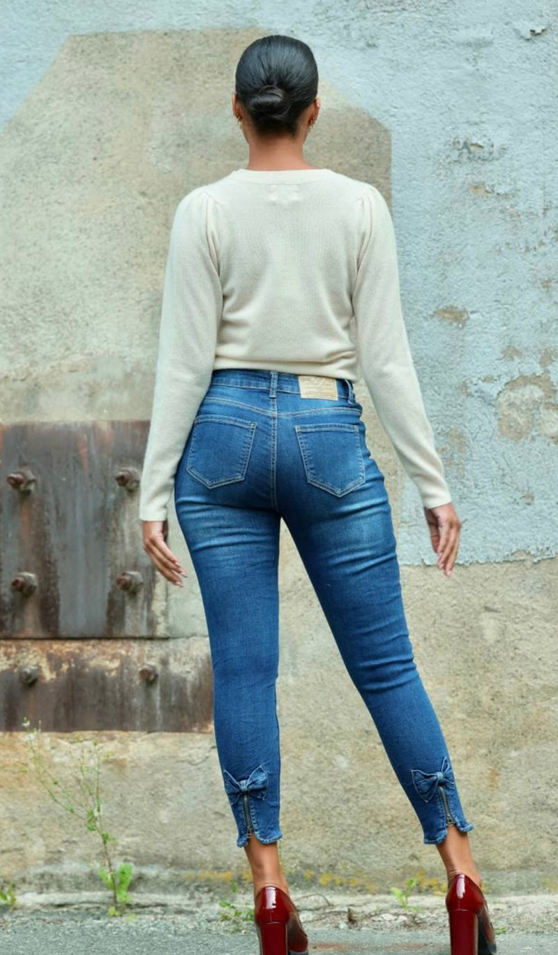 Bow Jeans - Classic Blue - kvinder