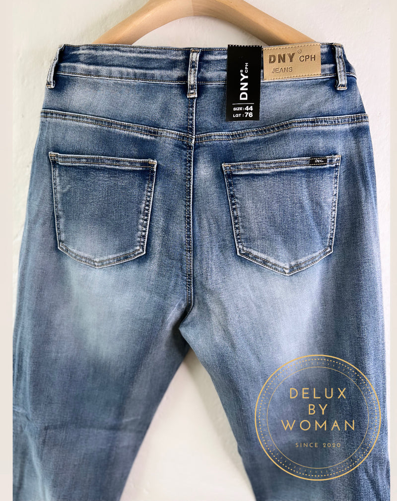 DNYcph Curved, Skinny Jeans i light Blue, model Billie, til kvinder